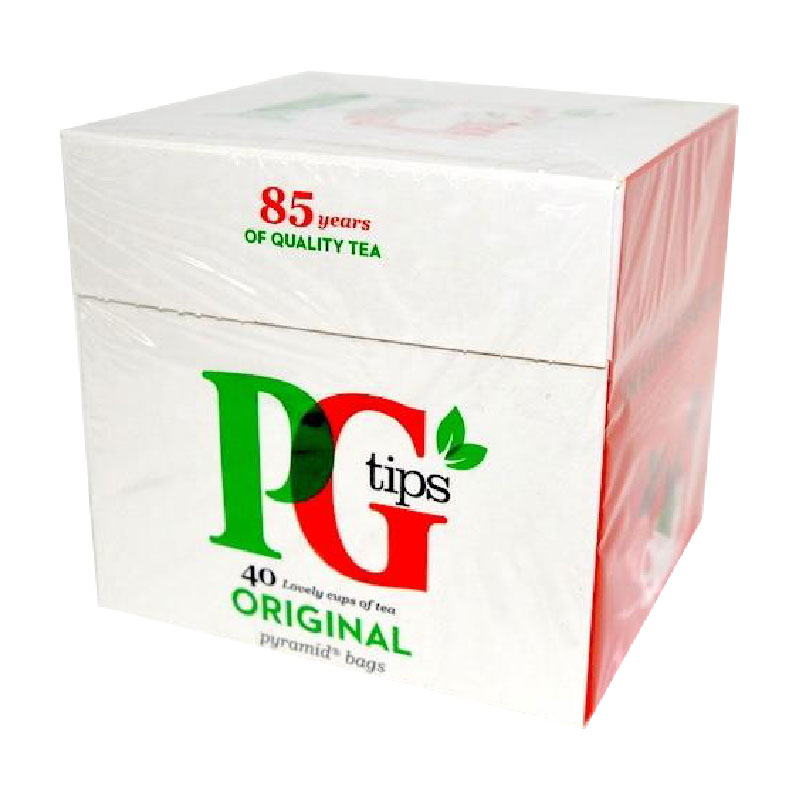 PG Tips Black Tea England's Favorite - 40 Pyramid Tea Bags by PG Tips